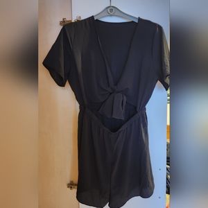 Amazom Front Tie, V Neck Romper - never worn
